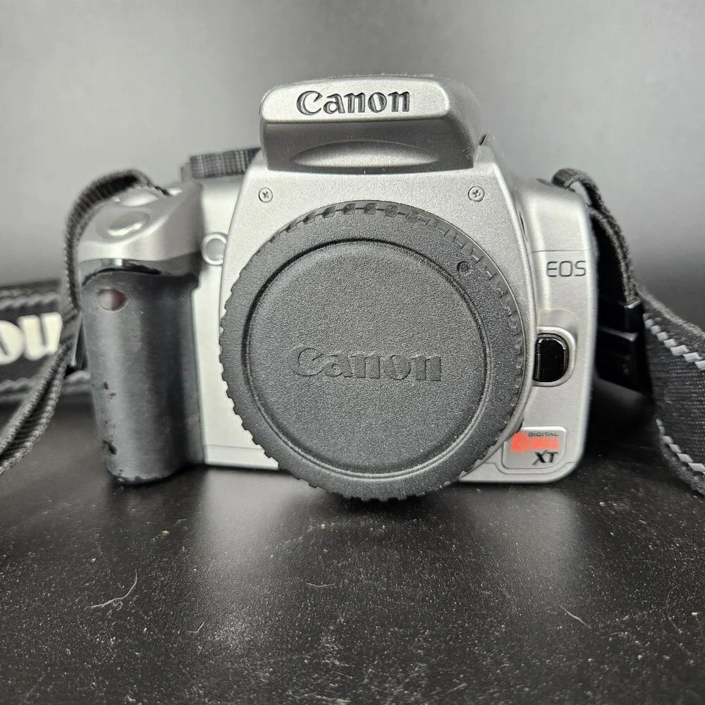 Vintage Canon EOS Digital Rebel XT Camera Body 8MP Made in Japan AS IS Parts Rep